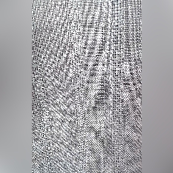 Free People Only Over You Linen Pant in Blue Pearl Tie Bag Waist Straight Leg - Picture 8 of 14